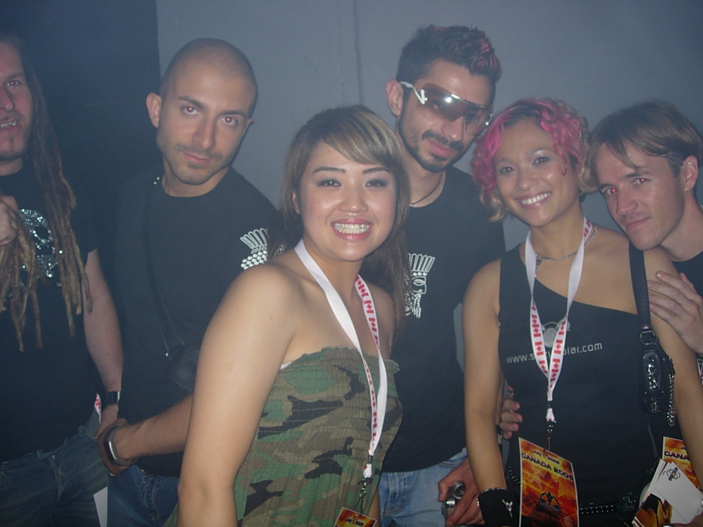 backstage - ScotP,Cyrus,Nikki,Zorastra,Suzy,  Brian