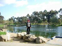 Suzy at Gwen Moore Lake