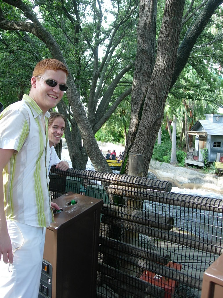 Roland and Lil B at Busch Gardens